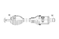Привідний вал привідна bmw xdrive 1 118d/120d 11- /l/przód Оригінал, фото thumb