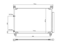 фото thumb №1, Lexus rx 2019-2022 радиатор кондиционера 884600e110