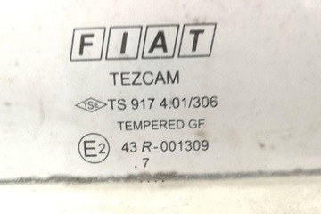 фото thumb №9, Стекло правых дверь сдвижных fiat doblo mpv 119_, 223_ 43r001309 1.25l