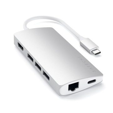 Многопортовый адаптер SATECHI Type-C 4k Ethernet PRO