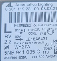 фото thumb №13, Vw tiguan ii lift 20-24 лампа правая led 5nb941036c nowa