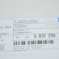 Етикетка рідина охолоджуючий bmw 2 cabrio f23 540/-10g 71236832289 6832289 Ціна, фото thumb