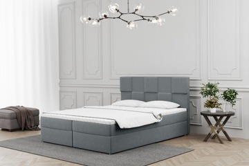 Łóżko kontynentalne 200x200 boxspring materac