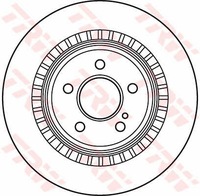 фото thumb №3, Тормозные диски тормозные колодки задняя trw mercedes klasa s