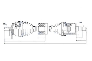 фото thumb №11, Піввісь привідна volvo s80 2.0t 2.4t 2.5t 99-06 ліва mtm nty