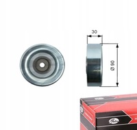 фото thumb №1, Ролик направляющая направляющая ремень клиновой mitsubishi galant ix