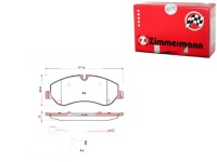 фото thumb №1, Гальмівні колодки гальмівні ford transit custom 12- перед zim