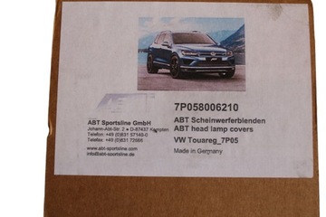фото thumb №8, Abt vw touareg ii brewki накладки лампы фары