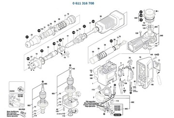 Отбойный молоток 1618710062 BOSCH GSH11E 708