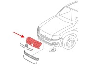 Volkswagen amarok 1 2009-2020 решётка  радиатора решётка радиатора хром 2hh853653 Оригинал, фото thumb