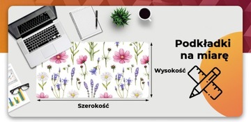 Pod zeszyt mata podkładka na stół Polne stokrotki