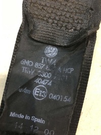 фото thumb №8, Pas безопасности левый задняя polo iii 6n2