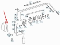 Mercedes-benz sl r129 корпус глушника запалювання a1031580685 оригінальна Київ, фото thumb