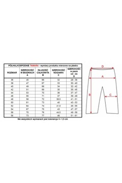Mewa półhalkospodnie Tamara vistex 52-6XL białe