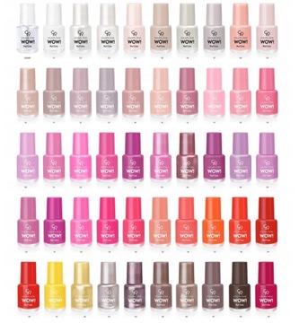 GOLDEN ROSE WOW Nail Color Лак для ногтей № 01
