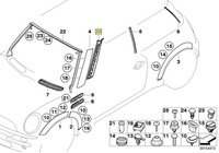 фото thumb №8, Накладка захист стійка a перед ліва mini r50 r53