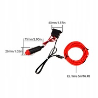 фото thumb №3, 5m светодиоды led лента rgb neony do салона автомобиля автомобиля прикуриватель красный