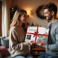 Картина по номерам Любовь 40x50 Изображение + рамка + краски + набор кистей