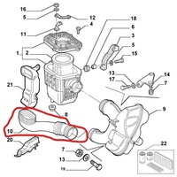 фото thumb №1, Воздуховод воздуха alfa romeo 166 2.0 16v ts 60658826