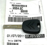 фото thumb №1, Ключ pilot citroen c5 c4 picasso dla vin 6554sc