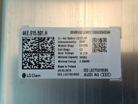 Audi q8 e-tron 55 quattro 300kw 2019 r элемент аккумулятор аккумулятор 4ke915591h Доставка, фото thumb