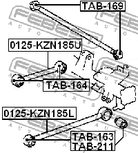фото thumb №3, Втулка важеля задня febest do toyota 4 runner 2.7