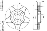 фото thumb №15, Brembo 09.4939.75 диск тормозная