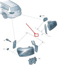 фото thumb №1, Vw passat b8 3g rear правый taillight 3g9945208k