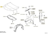 фото thumb №1, Оригінальний номер lexus капот lexus nx 5330178060