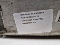 фото thumb №9, Nissan micra k14 0.9 1.0 b интеркулер радиатор воздуха 144615fa0a