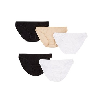 MOTHERCARE 5 PACK Трусики для беременных под живот черный/белый/бежевый M/38