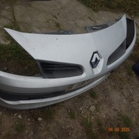 Бампер перед решётка радиатора решётка радиатора renault megane ii lift серебристый Цена, фото thumb