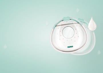 Kolektor sylikonowy na mleko Neno Claro 2 szt+etui