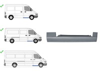 фото thumb №1, Mercedes sprinter 1995-2000 порог ремкомплект правая pod двери