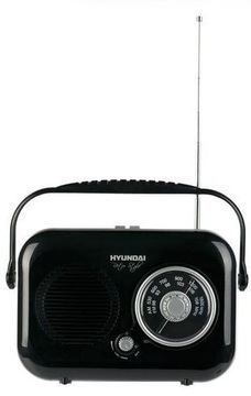 РАДИО РЕТРО HYUNDAI PR100 AM/FM AUX BATTERY/230V