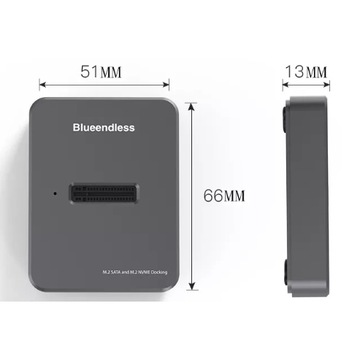 SSD-адаптер NVME/SATA, отсек M.2 USB C, 10 ГБ