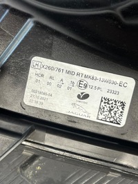 фото thumb №7, Лампа левая передняя jaguar xf ii x260 lift f-pace x761 full led mid rt