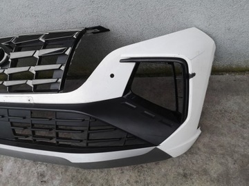 фото thumb №9, Hyundai tucson 4 iv n line 20- бампер перед переднее цвет белый