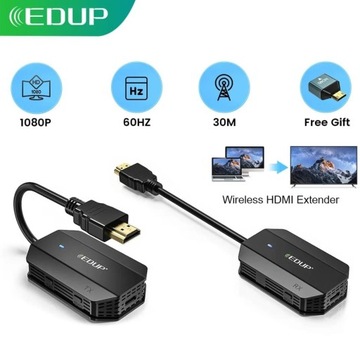 Беспроводной передатчик изображения HDMI EDUP Приемник FullHD до 30 м