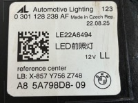 фото thumb №12, Фара правая bmw v 5 g60 g61 чёрный тень правое перед полный led 5a798d8