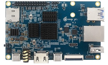 Радиатор процессора для микрокомпьютера Orange Pi 5/Zero 2, алюминий