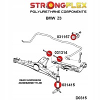 фото thumb №4, Bmw e36 compact z3 втулка балка задний задняя sport