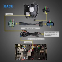 фото thumb №9, Gmc sierra 1500 2500 3500 2014-2018 лампа лампи передні комплект led vland