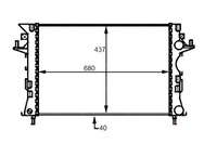 фото thumb №1, Nrf радіатор двигуна renault espace iv vel satis