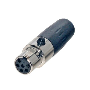 6-контактный гнездовой разъем mini XLR
