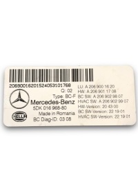 Купити Mercedes benz w206 модуль bcm a2069001620, фото thumb