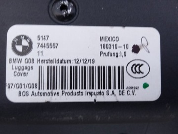 фото thumb №5, Bmw x3 g01 x3m f97 g08 ролета багажника чорна 7445557