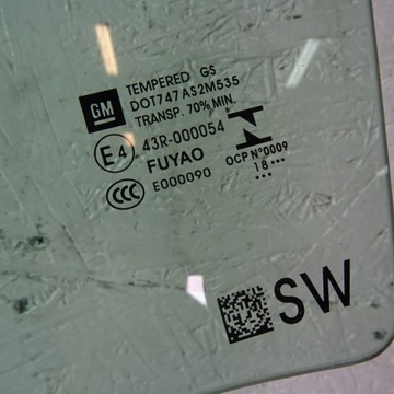 фото thumb №2, Opel astra k v скло двері зад ліва