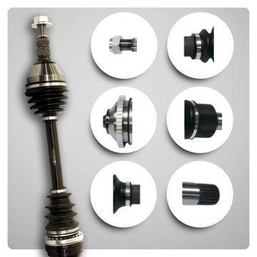 фото thumb №8, Піввісь ліва opel vectra c z02 1.6 1.8 механічна коробка передач нова