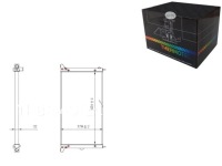 фото thumb №1, Thermotec радіатор двигуна 2116042 16688